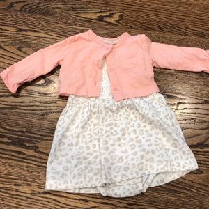 Carter’s Infant Girls Dress and cardigan
